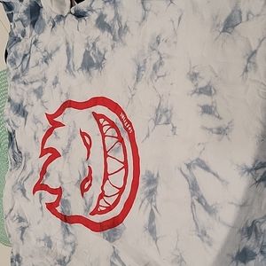 Spitfire mens tshirt. White and blue. Large